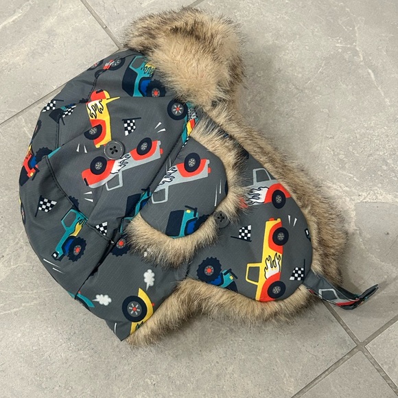 NWT The Children's Place Boys and Toddler Winter Trapper Kids Hat with Earflaps - Picture 3 of 8